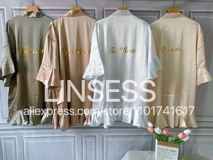 Robes à volants pour mariée, robe de demoiselle d'honneur, cadeau de mariée personnalisé