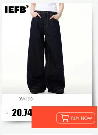 Pantalon en Denim d'Été pour Homme Jeans Masculin Bleu Délavé Vintage Droit Décontracté Vêtements pour Homme Pantalon Large Ample Nouvelle Mode