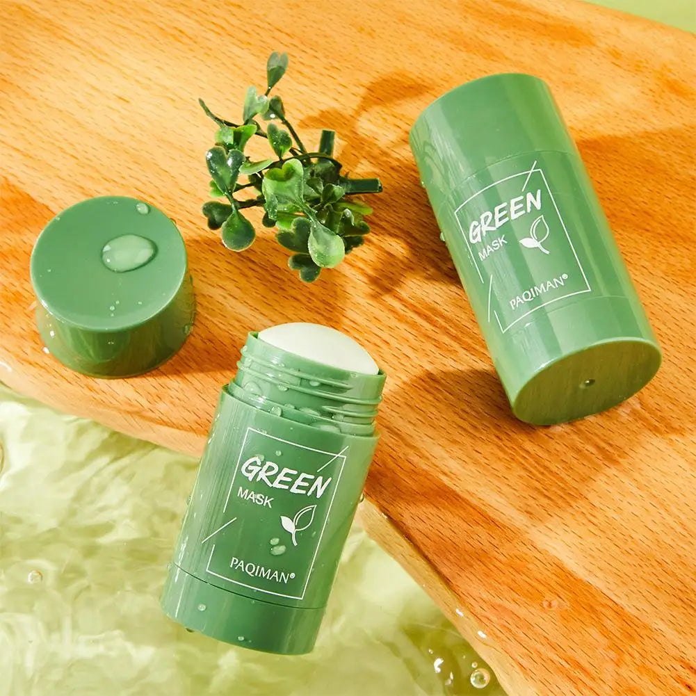 Masque au thé vert pour le visage, nettoyage du thé vert, hydratant en profondeur, rétrécit les Pores, points noirs, acné, soins pour la peau coréens
