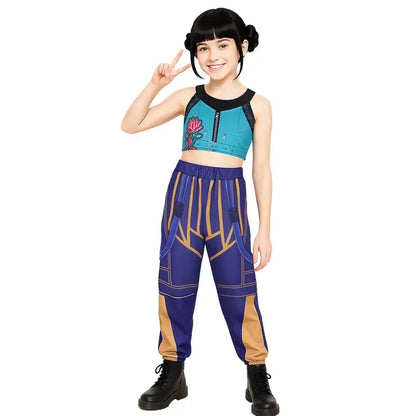 2025 Halloween Kpop Rumi Zoey Mira Halloween fête Cosplay Costume enfants chasseurs de démons adolescents filles cadeaux