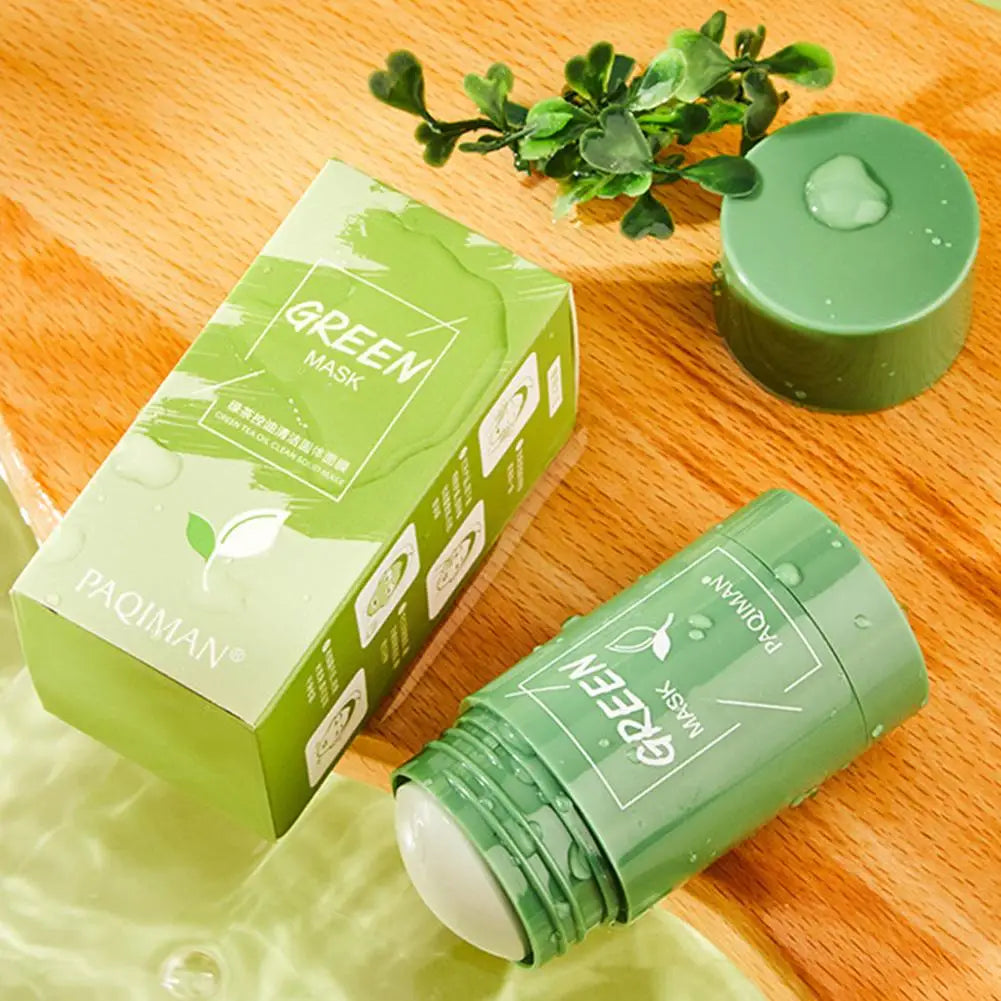 Masque au thé vert pour le visage, nettoyage du thé vert, hydratant en profondeur, rétrécit les Pores, points noirs, acné, soins pour la peau coréens