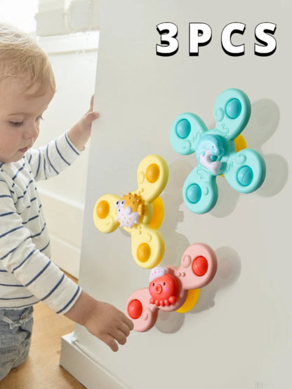 Jouets de bain pour enfants ventouse dans la salle de bain, la table à manger, le réfrigérateur, la fenêtre en verre, etc.