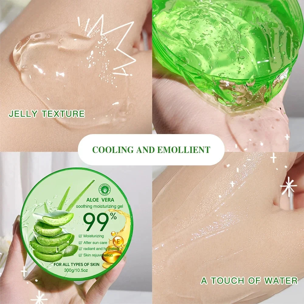 300g hydratant Aloe Vera Gel crème traitement de l'acné crème pour le visage soleil après réparer masque de sommeil soins du visage soins de la peau