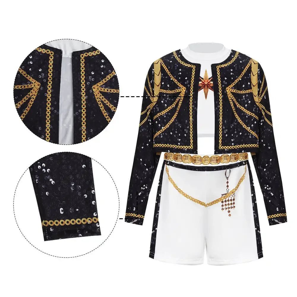 Costume de cosplay Kpop Rumi Zoey Mira pour fête d'Halloween pour enfants