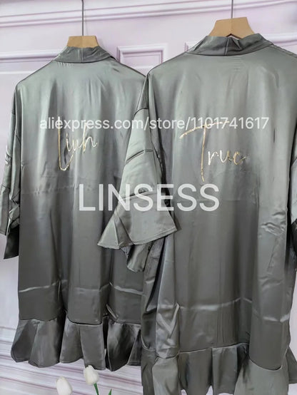 Robes à volants pour mariée, robe de demoiselle d'honneur, cadeau de mariée personnalisé