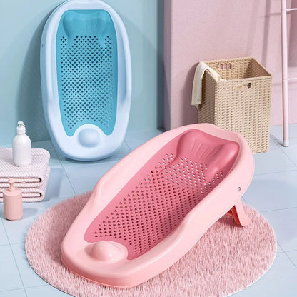 Filet de bain ajustable universel pour nouveau-nés, tapis antidérapant pour baignoire bébé, support de bain pour bébé