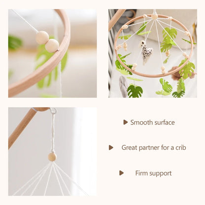 Hochet mobile pour berceau de bébé de 0 à 12 mois, motif animal de la forêt