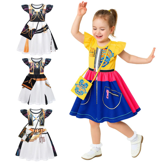 Costume Halloween Filles Chasseuses de Démons K-Pop du Film Rumi Mira Zoey Vêtement Mode Décontracté Enfants