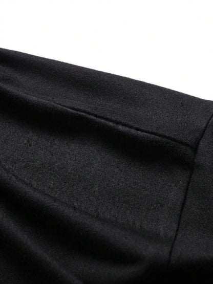 Polo simple à manches courtes pour homme, couleur unie, tissu de haute qualité