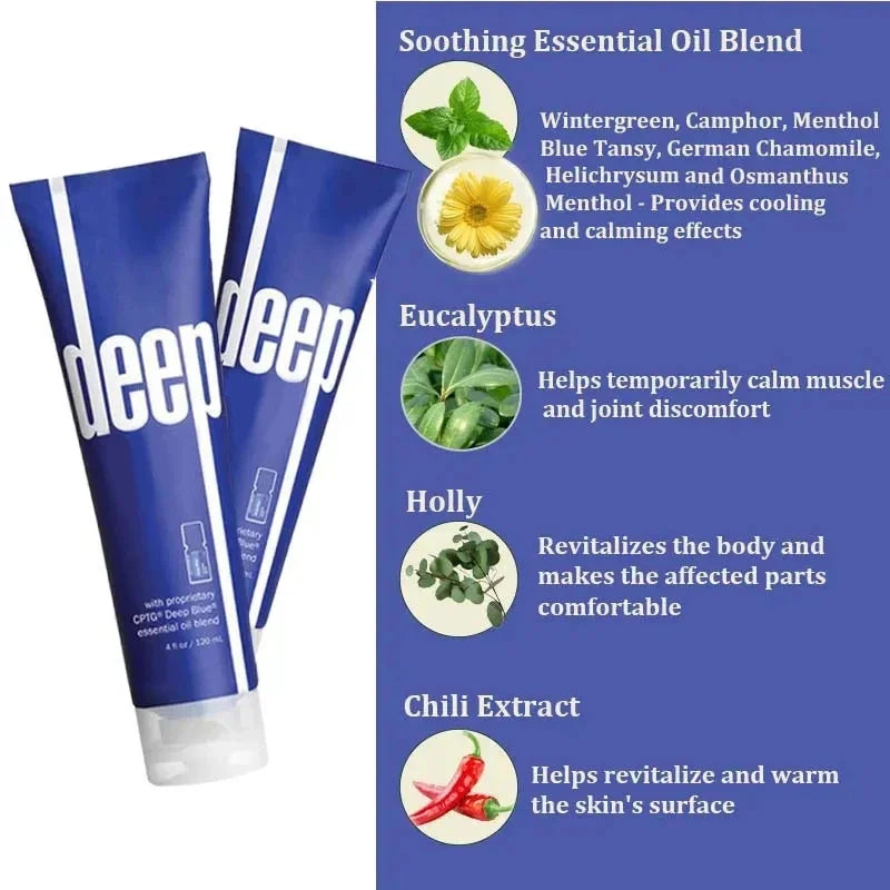 Apaisant la fatigue musculaire et articulaire, utilisant un mélange exclusif d'huiles essentielles pour hydrater en profondeur la peau et soulager la fatigue, 120ml