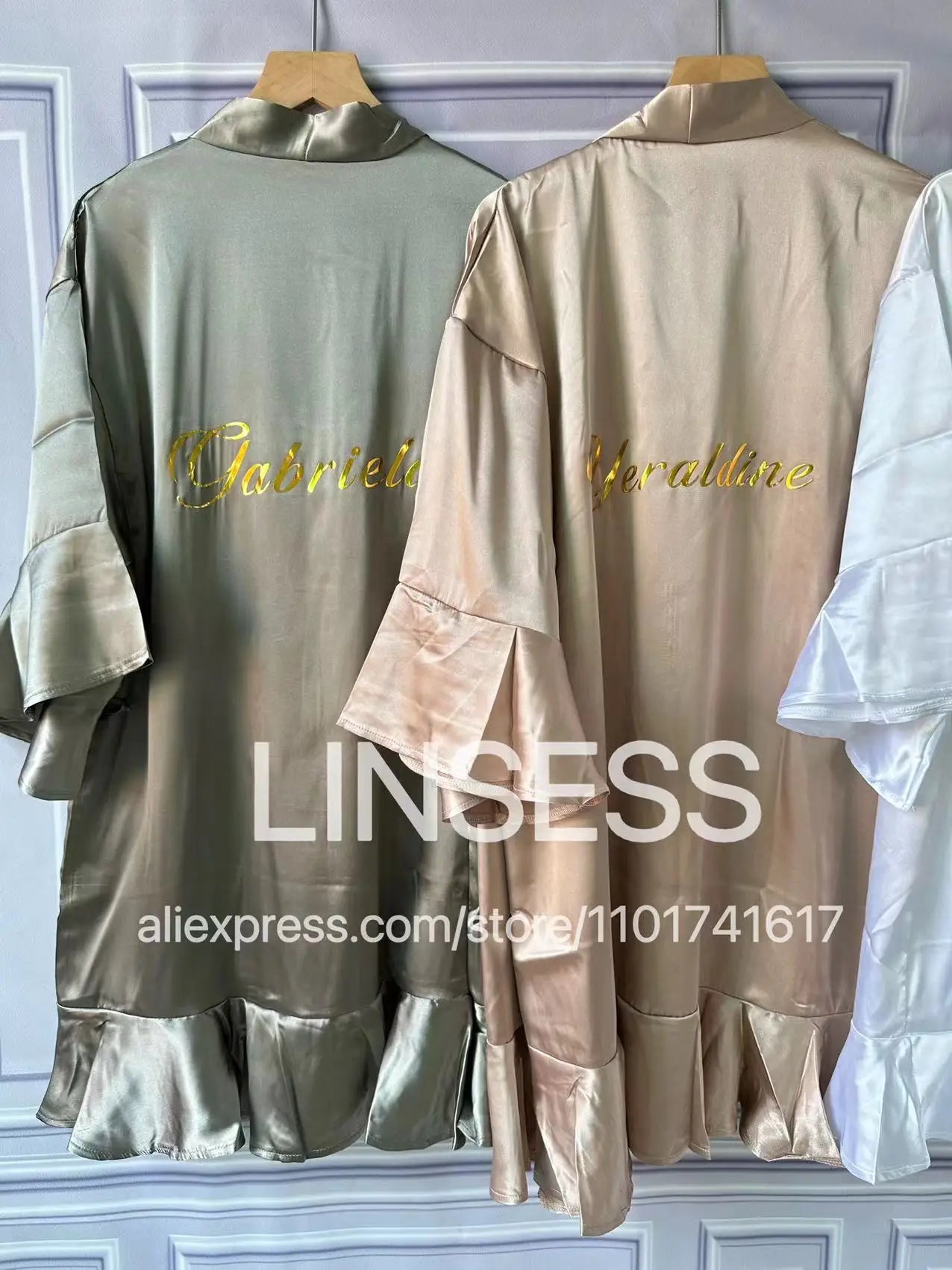 Robes à volants pour mariée, robe de demoiselle d'honneur, cadeau de mariée personnalisé