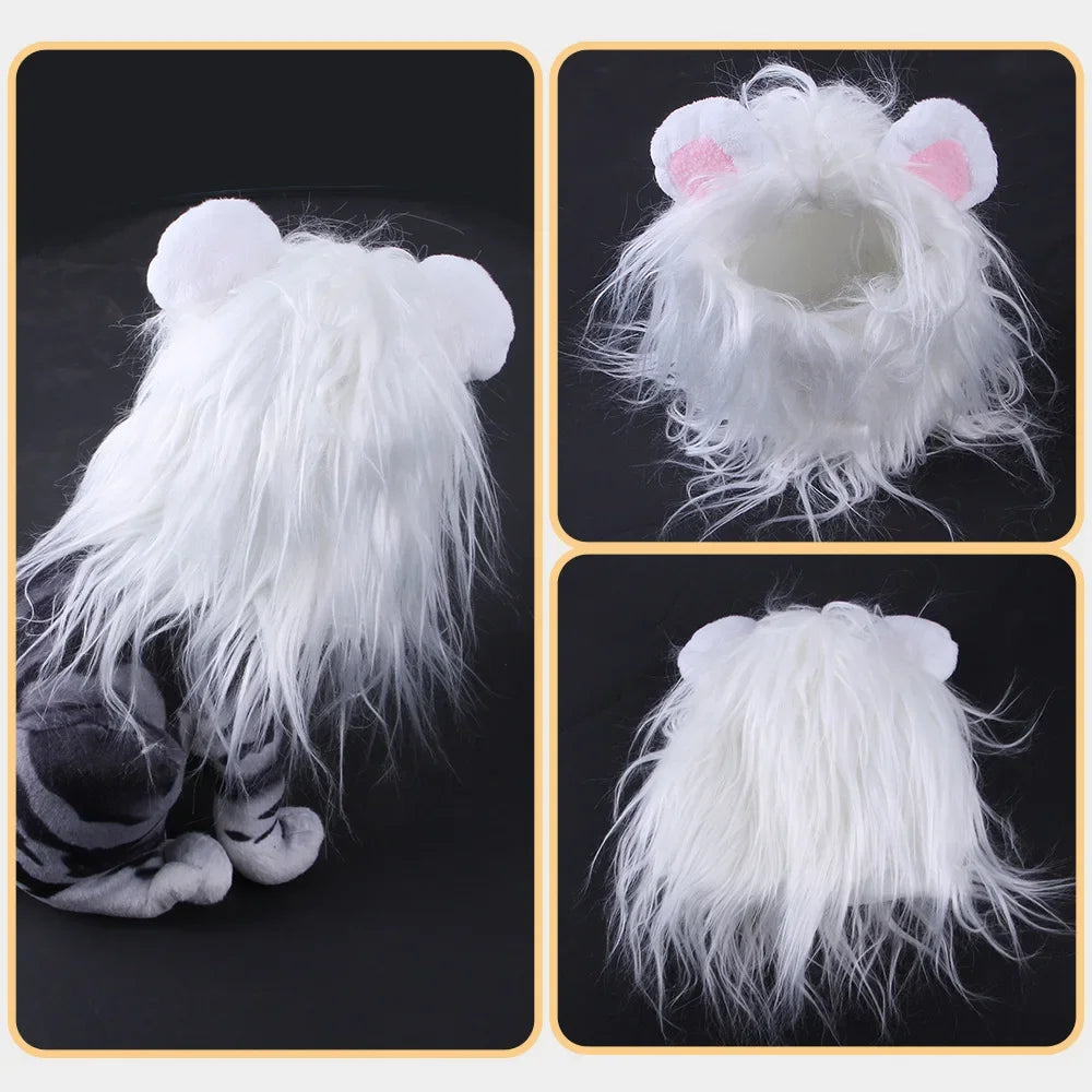 Costume d'Halloween pour chien et chat de compagnie Cosplay Lion
