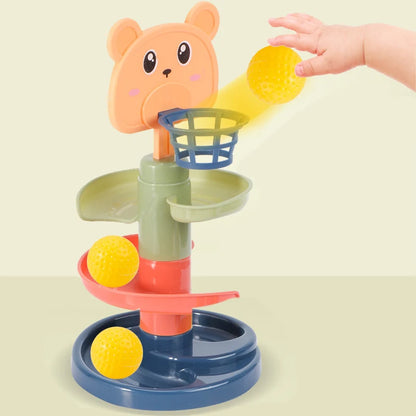 Jouets Montessori pour bébé de 0 à 12, 24 et 36 mois, piste roulante, balle...