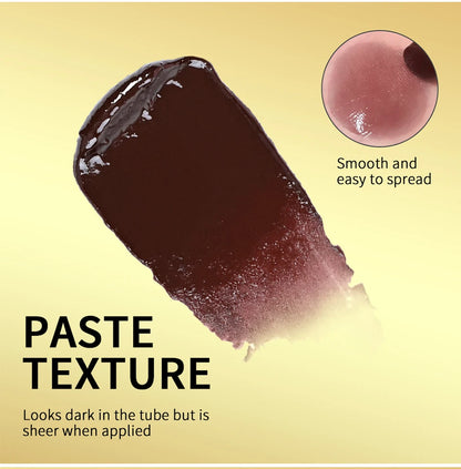 Rouge à lèvres hydratant longue tenue au miel noir