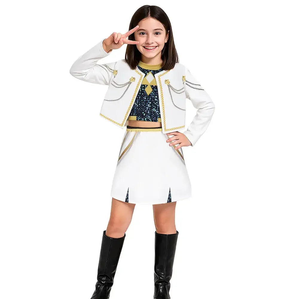 Costume de cosplay Kpop Rumi Zoey Mira pour fête d'Halloween pour enfants
