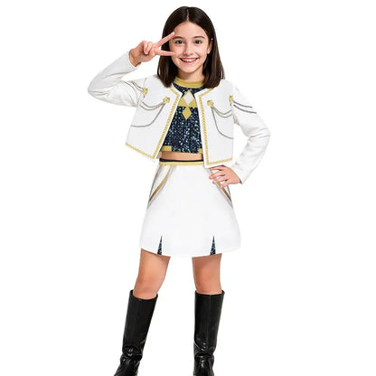 Costume de cosplay Kpop Rumi Zoey Mira pour fête d'Halloween pour enfants