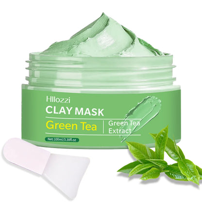 Une variété de masques d'argile, thé vert, curcuma, boue de la mer morte, blanchissant et hydratant, nettoyage en profondeur des pores, contrôle de l'huile et mo