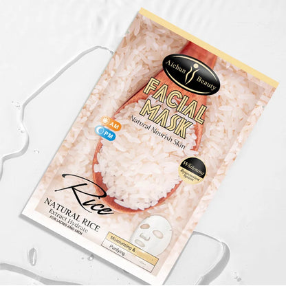 Masque Facial Hydratant aux Fruits et Plantes Naturelles, Soin de la Peau, Contrôle de l'Huile, Myrtille, Concombre, Grenade, Fruit, Efficacité