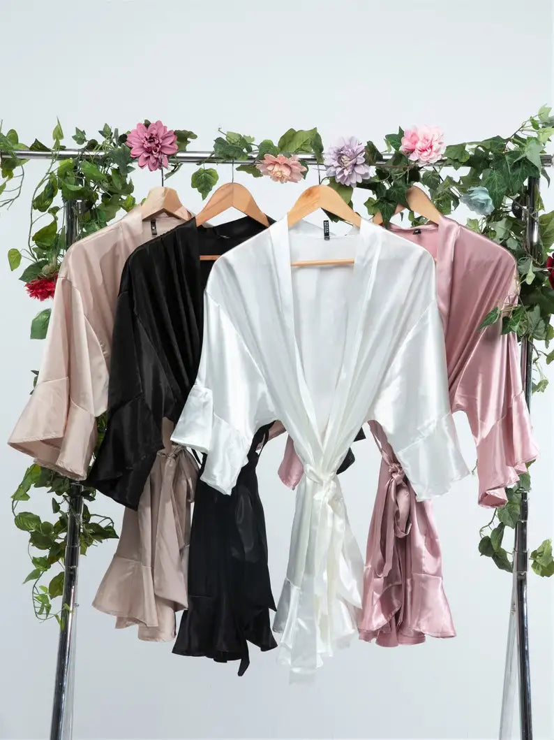 Robes à volants pour mariée, robe de demoiselle d'honneur, cadeau de mariée personnalisé