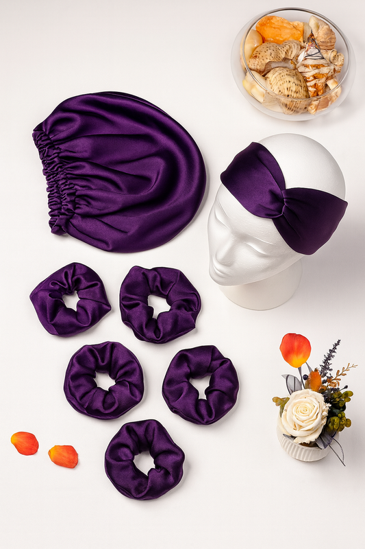 Chouchous, Bandeaux et Bonnets de Nuit Faits Main - Alina Queens